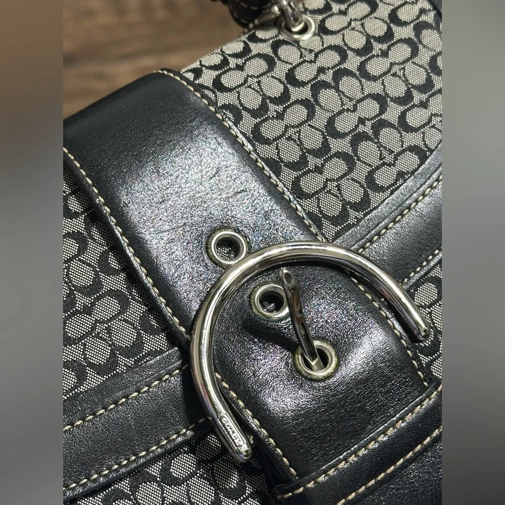 Vintage‎ Coach Soho Signature C Top Handle Bag - Picture 6 of 12